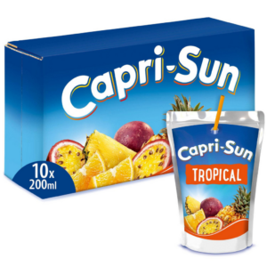 Capri-Sun Boisson Tropical Poche 10 x 20 cl