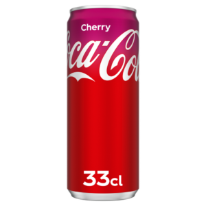 Coca-Cola Cherry boîte slim 33 cl (24 par carton)
