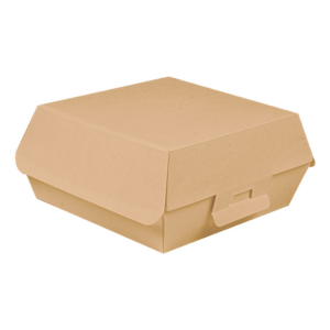 GARCIA DE POU Boîte à burger Grand Modèle kraft brun 17.5 x 18 x 7.5 cm x 50