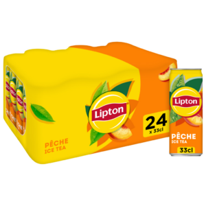 Lipton Ice Tea saveur Pêche boite slim 33 cl (24 par carton)