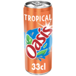 Oasis Tropical boîte slim 33 cl (24 par carton)