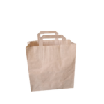 Sac en papier kraft poignée 25 x 17 x 25 cm x 50