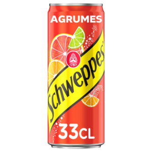 Schweppes Agrumes boîte slim 33 cl (24 par carton)