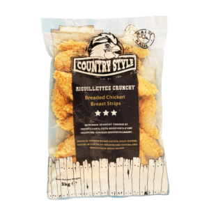 Country Style Aiguillette Crunchy halal sachet 1 kg