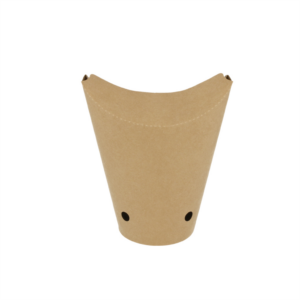 GARCIA DE POU Boîte à frites carton marron 66 cl x 50