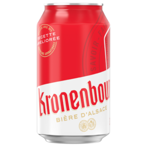 Kronenbourg Bière blonde 4.2° 33 cl boîte (24 par carton)