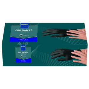 METRO PROFESSIONAL Gant nitrile noir taille L x 200