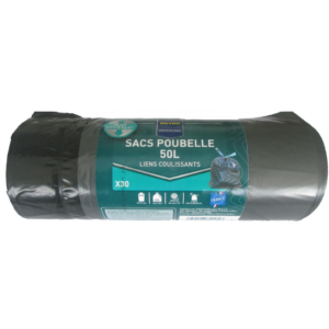 METRO PROFESSIONAL Sac poubelle coulissant 50L x 30
