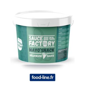 Sauce Mayonnaise Mayo Snack Factory – Seau de 5 L