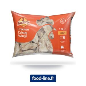 Ailes de poulet panées épicées (Spicy Wings) Konspol surgelées – Carton 10 x 1 kg