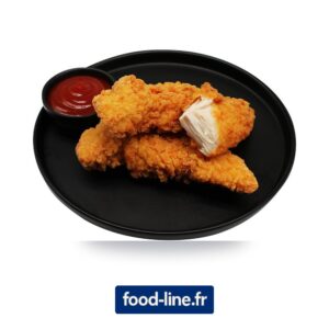 Tenders de poulet Spicy Crunchy Konspol surgelés – Carton 5 x 1 kg