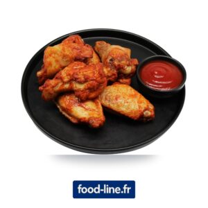 Ailes de poulet Tex Mex Konspol surgelées – Carton 10 x 1 kg