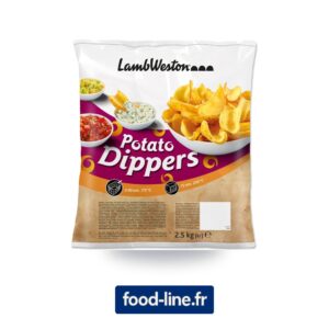 Frites Potato Dippers LambWeston surgelées – Carton 4 x 2,5 kg