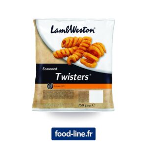 Frites torsadées Twisters LambWeston surgelées – Carton 4 x 2,5 kg