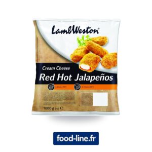 Apéritif Red Hot Jalapeños LambWeston surgelé – Carton 4 x 2,5 kg