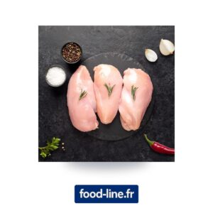 Filet de poulet Qualiko surgelé – Carton 4 x 2,5 kg