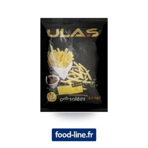 Frites Ulas Pré-Salées 9/9 mm surgelées – Carton 4 x 2,5 kg
